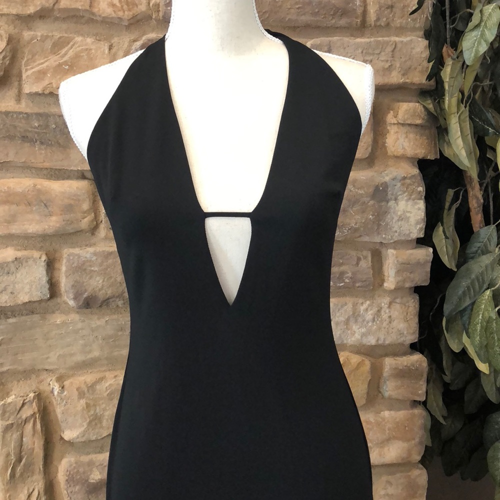 Badgley Mischka Black Maxi Dress - Picture 4 of 8
